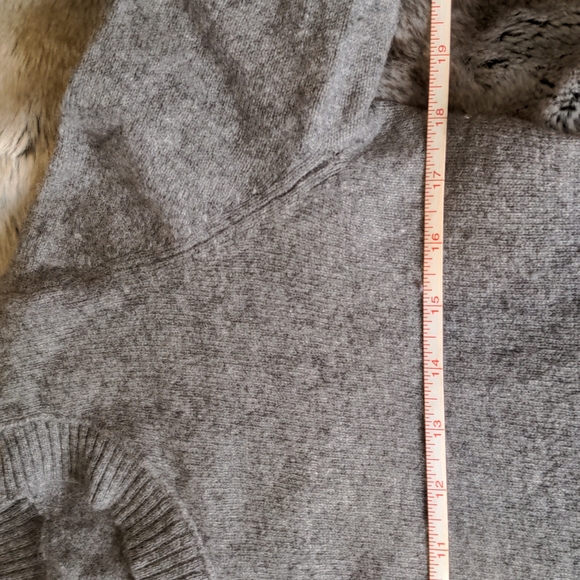 M-💯% CASHMERE Grey Sweater - Picture 4 of 7